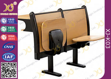 China Mesa e cadeira dobro da escola da faculdade da pessoa, banco de madeira do terreno e tabela para Sudent fornecedor