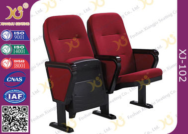 China Cadeiras dobráveis públicas do assento do estádio do cinema do VIP com almofada de escrita fornecedor