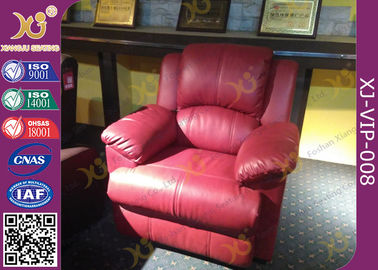 China Do sofá baixo do cinema em casa da estrutura do metal cadeiras de couro elétricas do Recliner fornecedor