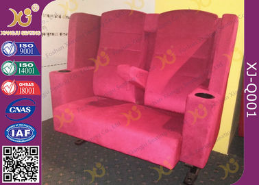 China Assento do cinema do VIP da tela do nível superior, cadeira do cinema do amante com assentos dobro fornecedor