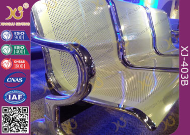 China Cadeiras de aço da área de espera da anti oxidação, cadeiras de espera do aeroporto durável do metal fornecedor
