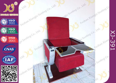 China Cadeiras de madeira baixas de alumínio do assento do auditório da tabela de escrita do dobro do braço de Soild fornecedor