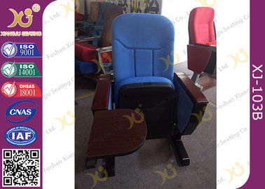 China O conforto a longo prazo nenhum azul fixo PP do assoalho suporta cadeiras de Conferece Salão com almofada do MDF fornecedor