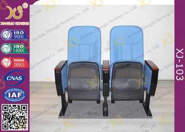 China Oração Seat de Padder da tela que empilha cadeiras de Salão da igreja com a cremalheira da tabuleta e de livro fornecedor