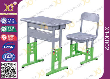 China Tabela e cadeiras ajustáveis da escola do estudante do metal com pés da resistência do patim fornecedor