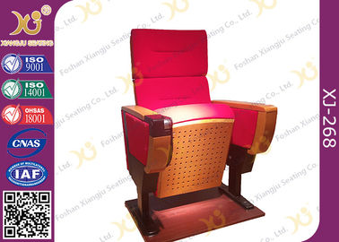 China Cadeiras comerciais dobradas modernas do auditório com único pé estrutural de aço forte fornecedor
