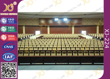 China Pinte o assento comercial do teatro do braço flexível da madeira compensada para a sala/auditório acústicos fornecedor
