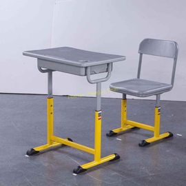 China Tabela e cadeira ajustáveis do estudante da escola secundária do metal com quadro do ferro/o de alumínio fornecedor