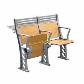 China Leitura de alumínio salão do suporte/mesa e cadeira da escola com parte traseira para trás armada e Seat da madeira compensada da elevação fornecedor