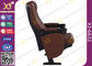 Assoalho de aço dos pés - cadeiras de couro montadas do assento do teatro com suporte da bebida fornecedor