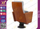 Cadeiras de tabela de madeira do revestimento de couro antienvelhecimento do pó para o auditório da igreja fornecedor