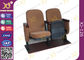 Samller cadeiras de madeira do auditório dos pés dobro fortes de uma distância Center de 560 milímetros com Brown fornecedor