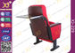 Cadeiras de madeira do auditório da espuma de poliuretano da estrutura com a tabela de dobradura luxuosa fornecedor