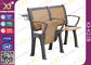 Mesa de madeira e cadeira da estudante universitário ajustadas com quadro de alumínio fornecedor