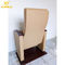 Ponta macia padrão de couro real Seat ascendente do braço da largura das cadeiras 6.5MM do auditório fornecedor