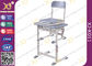 Mesa do estudante do tampo da mesa do HDPE única e quadro de alumínio ajustado da cadeira Risco-resistente fornecedor