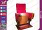 Cadeiras comerciais dobradas modernas do auditório com único pé estrutural de aço forte fornecedor