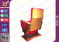 Cadeiras comerciais dobradas modernas do auditório com único pé estrutural de aço forte fornecedor