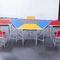 A mesa e a cadeira coloridas do estudante do divertimento durável ajustam/caçoam a tabela da escola fornecedor