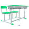 Fixed Dual Double Seat School Student Study Desk with Chairs fornecedor