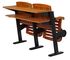 Assento de aço forte de madeira de borracha de salão de leitura da mesa com tabuleta da fixação fornecedor