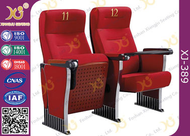 China Anti cadeiras dobráveis moldadas plutônio manchadas do assento da audiência da mobília do auditório da espuma fornecedor
