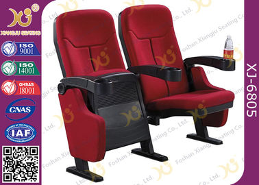 China Cadeiras exteriores plásticas do assento do teatro do quadro com pés fixos do suporte de garrafa fornecedor