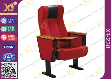 China Assoalho - cadeiras comerciais montadas do assento do teatro do pé com madeira compensada de madeira Shell do braço fornecedor