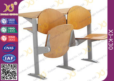 China Mobília dobrável da sala de aula da faculdade do Desktop da melamina, cadeiras do teatro de leitura fornecedor