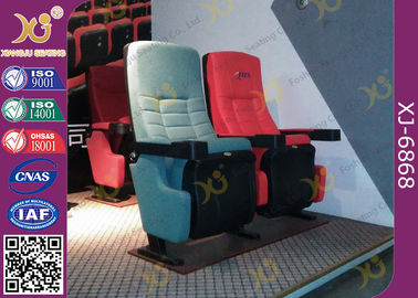 China Do Cupholder interno da estrutura do quadro do metal assentos de dobramento do teatro que incrementam para trás o teatro fornecedor