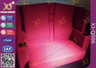 China Ergonomically assento luxuoso do cinema do sofá do cinema de 2 assentos para amantes fornecedor