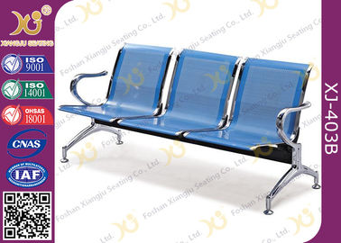 China Cadeira de espera de Seater da soldadura completa 3 da estrutura do ferro do hospital com coxim fornecedor