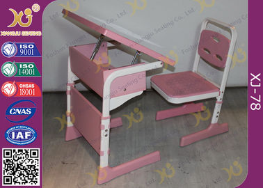China Únicas mesa e cadeira da escola de Childs do estudante com placa branca ajustável do esboço fornecedor