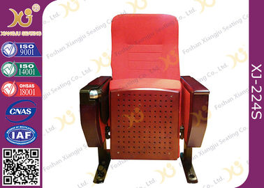 China Cadeiras do assento da audiência do auditório de salão de leitura da conferência com espaço do sistema de áudio fornecedor