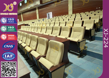 China Assento retrátil completamente estofado do teatro do auditório com dimensões padrão fornecedor