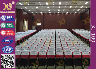 China As cadeiras traseiras do auditório do meio com placa de escrita/repercussão alta limpam o material interno fornecedor