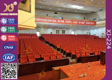 China O Closing macio dobra acima a tela resistente da abrasão do assento do teatro do auditório fornecedor