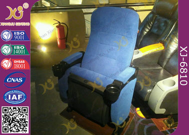 China Ergonomically cadeiras do teatro do cinema do projeto com o silêncio que dobra-se acima da almofada de Seat fornecedor