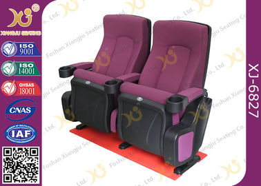 China O OEM dobrou a mobília do teatro de filme da cor vermelha das cadeiras do cinema de 3d 4d 5d fornecedor