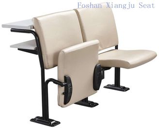 China Couro genuíno laminado da armação de aço com a mesa da escola da espuma e cadeira com mesa de escrita fornecedor