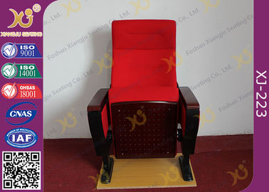 China Cadeiras modernas da sala de conferências com a almofada de escrita no quadro do braço/metal fornecedor