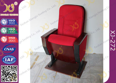 China O público dobrou cadeiras do auditório do folheado/assento vermelho de salão de leitura fornecedor