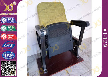 China Assentos dobráveis com tabela de escrita, cadeiras plásticas do cinema do pé fixo da igreja fornecedor