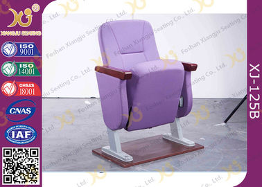 China Cadeiras de dobramento roxas de Salão da igreja com tampas de tela/assento do auditório fornecedor