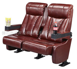 China Assentos de couro luxuosos da cadeira/cinema de Home Theater com pé do aço de 2.0mm fornecedor