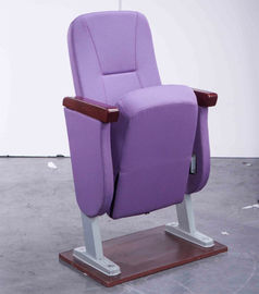 China Cadeiras empilháveis da igreja da tela roxa barata com base acolchoada de Seat para a venda fornecedor