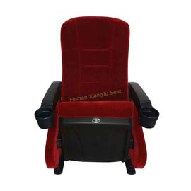 China Assento vermelho luxuoso do cinema do VIP de veludo com as cadeiras plásticas do suporte/cinema de copo fornecedor