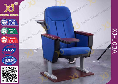 China Cadeiras materiais do auditório da anti tela da mancha com a caixa e a tabela normais do pé do ferro fornecedor