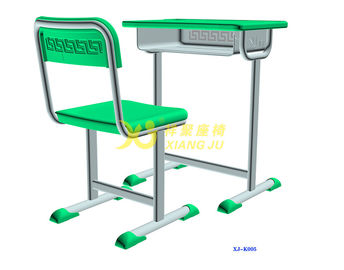 China Única tabela e cadeira duplas do estudante ajustadas com material do HDPE do sulco fornecedor