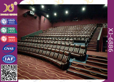 China O assento do teatro home do Vip preside assentos fixados do filme do couro genuíno fornecedor